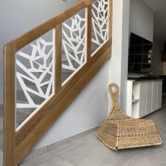 Garde corps Chêne massif Garde corps Chêne massif